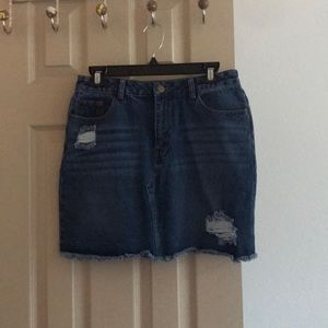 Denim skirt